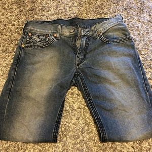 True Religion blue bootcut jeans 34 inch inseam